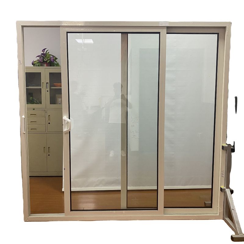 Janela de vidro deslizante de liga de alumínio para quarto/interior Janela de vidro deslizante grande