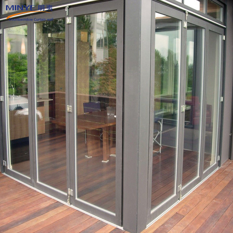 Portas de vidro de vidro duplo vidrado duplo para parede divisória interior