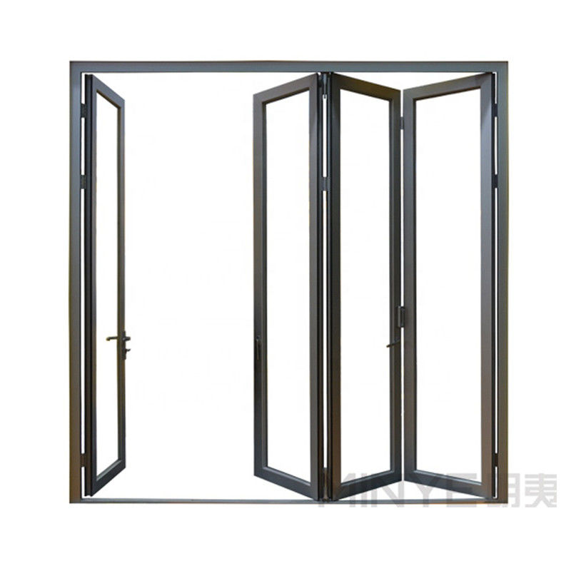 Porta deslizante dupla de vidro de alumínio com corte térmica