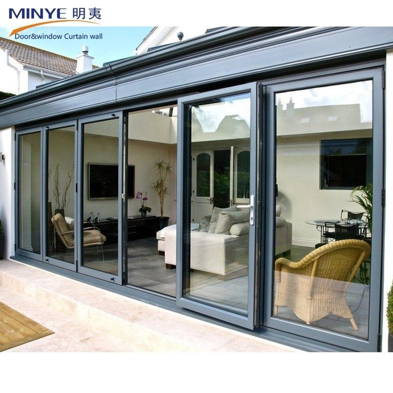 Modern Design Alumínio Interior Portas francesas com economia de energia e isolamento térmico