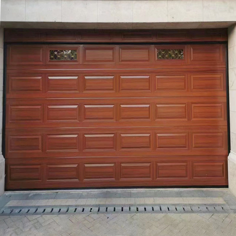 Portas de segurança de estilo moderno Porta de garagem de alumínio para durabilidade e confiabilidade