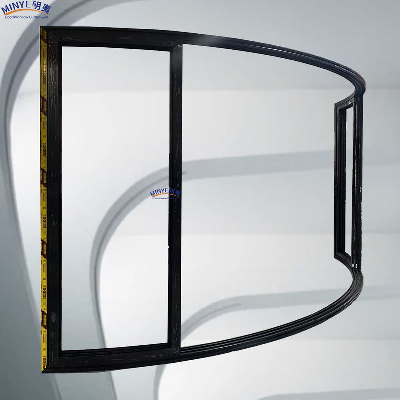 Porta deslizante laminada temperada francesa para casa moderna