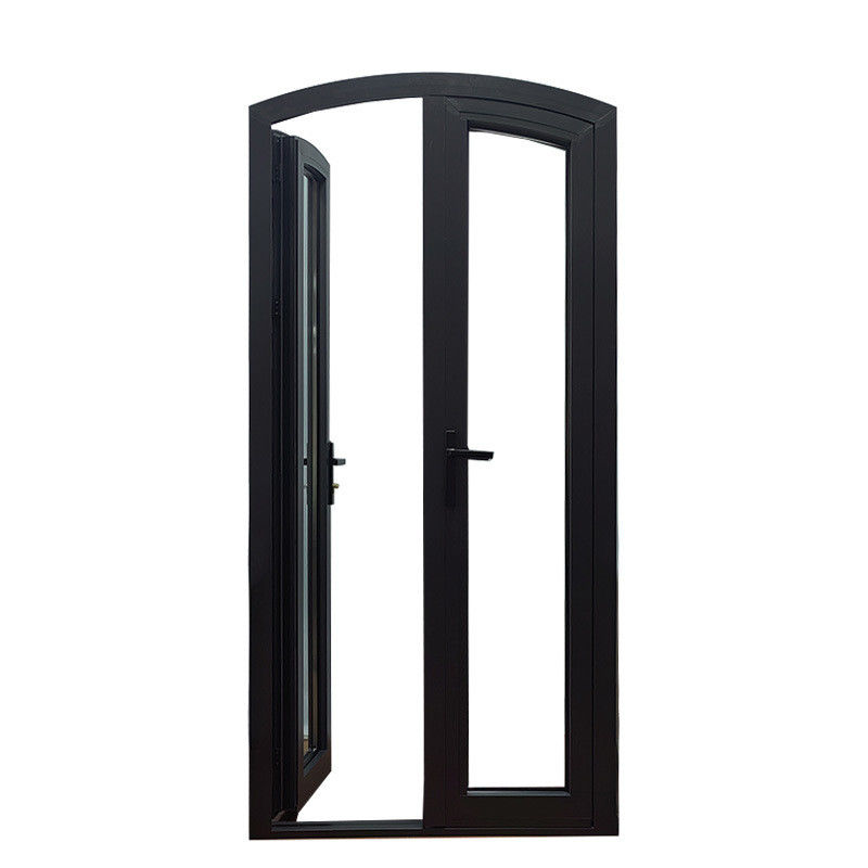 Portão de casamento de entrada frontal de cor personalizada para casa e comercial em liga de alumínio