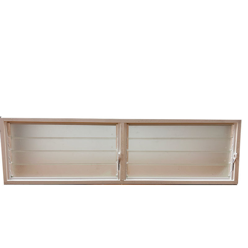 Janela de persiana de vidro de alumínio de design moderno para resistência à corrosão e alta resistência